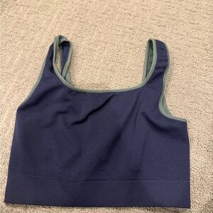 Women's Navy Blue Sports Bra